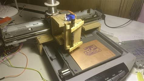 cnc machine using old printers|How To Make CNC plotter From Old Printer Parts .